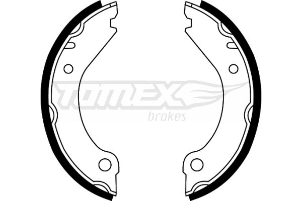Obrázok Sada brzdových čeľustí TOMEX Brakes  TX2208